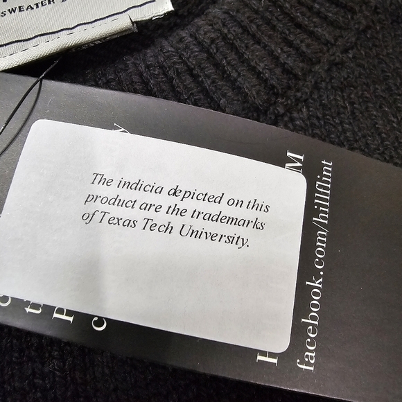 Hillflint Texas Tech University Tailgate Crew Neck Sweater Sz Small NWTs - Picture 9 of 9